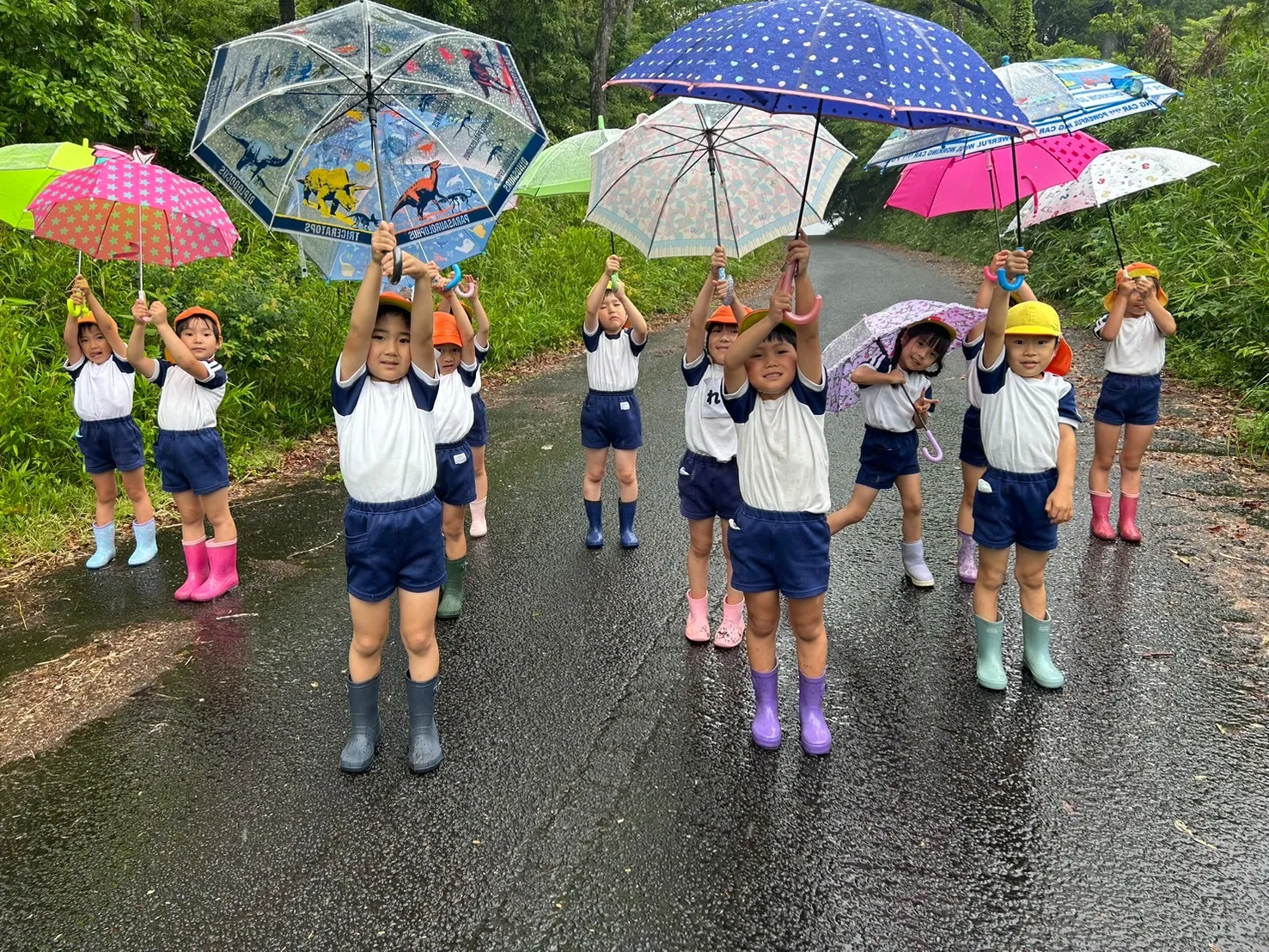 雨降り散歩