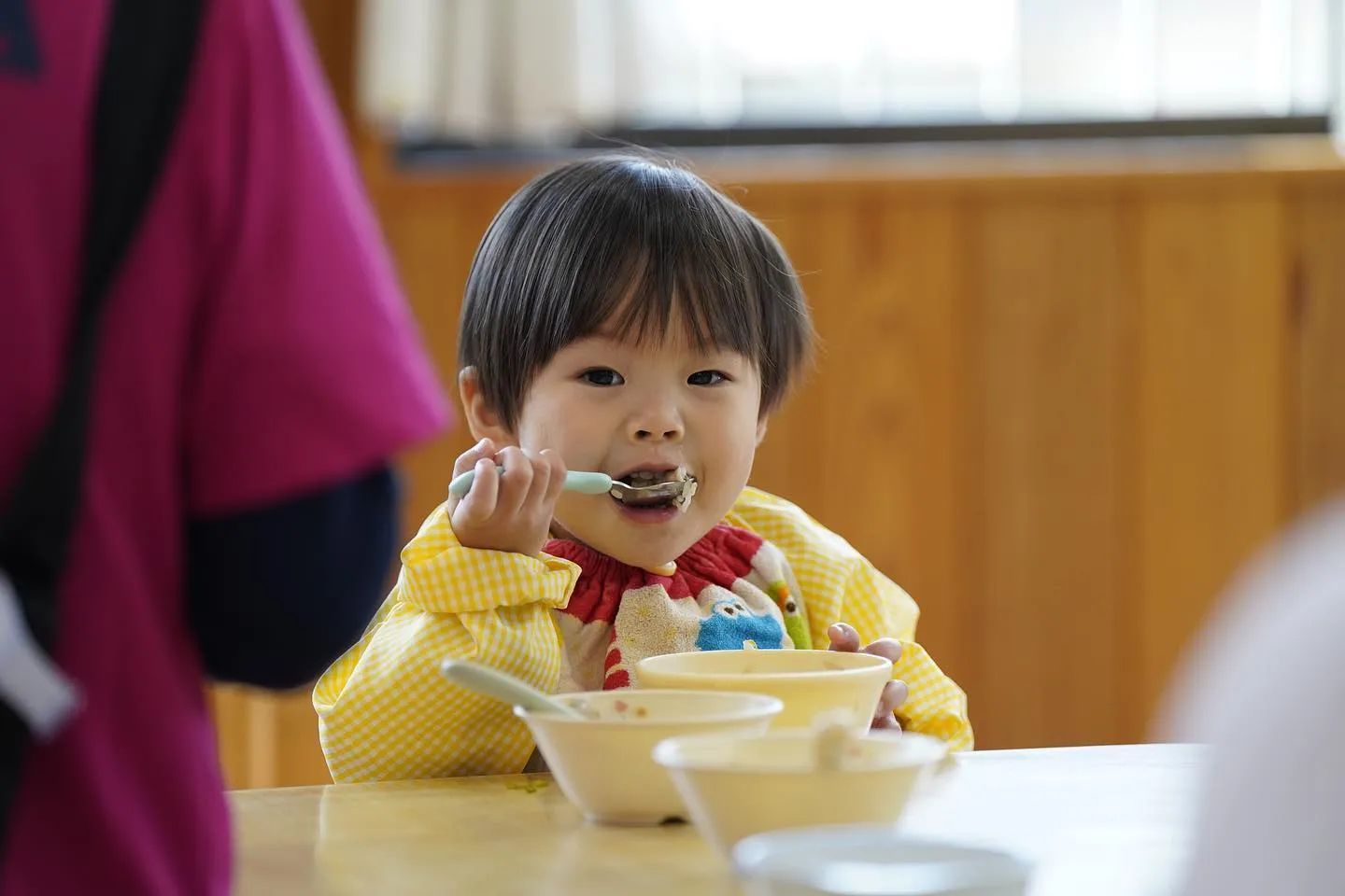 あったかい豚汁が出ると、今年も寒い時期が来たなぁと思います😊