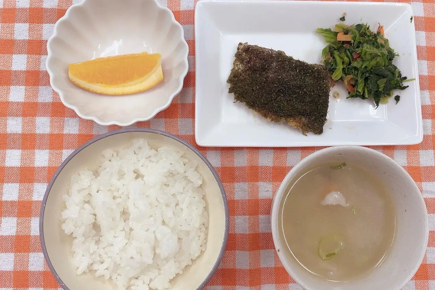 あったかい豚汁が出ると、今年も寒い時期が来たなぁと思います😊