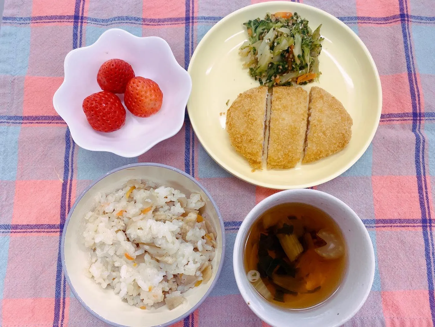 昨日のお誕生日メニュー🍴😋