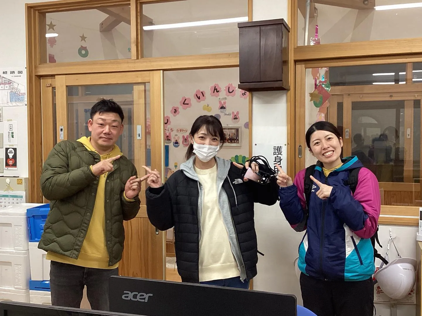 今の園舎が建つ前の、仮園舎の時に園のお手伝いをしてくれていた...