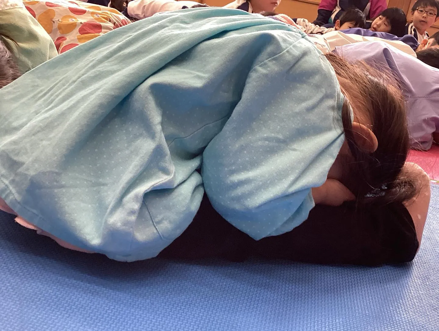 毎月の避難訓練。