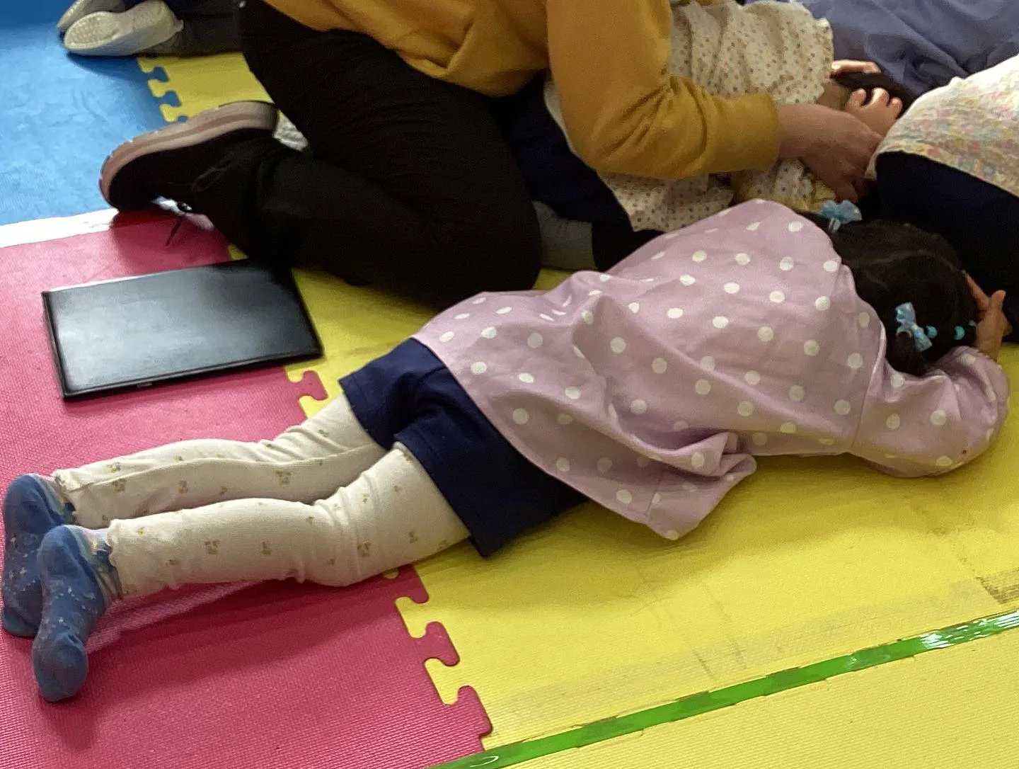 毎月の避難訓練。