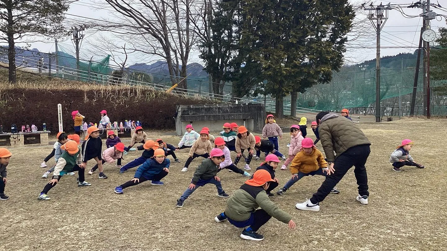 寒くてもがんばって走った子ども達🐥⸒⸒