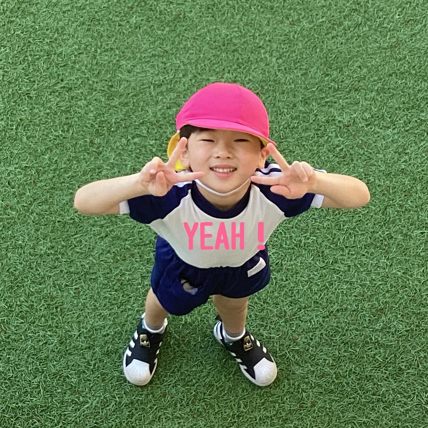 今日の年中長さんは高千穂高校のグラウンドでタイム測定🏃‍♂️...