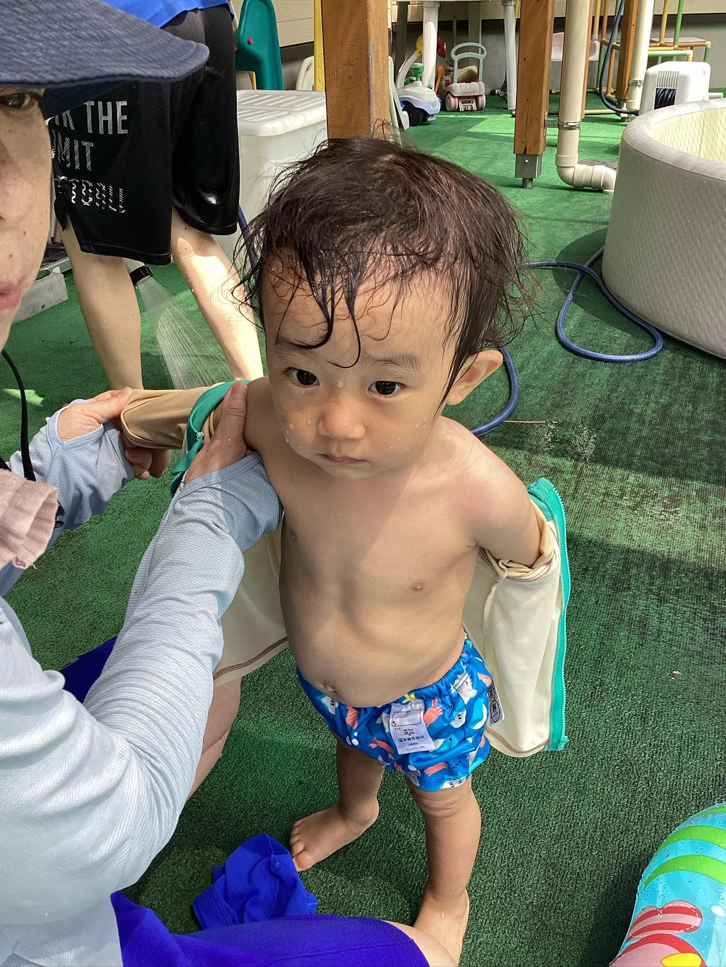 水浴び気持ちいいね😆✨