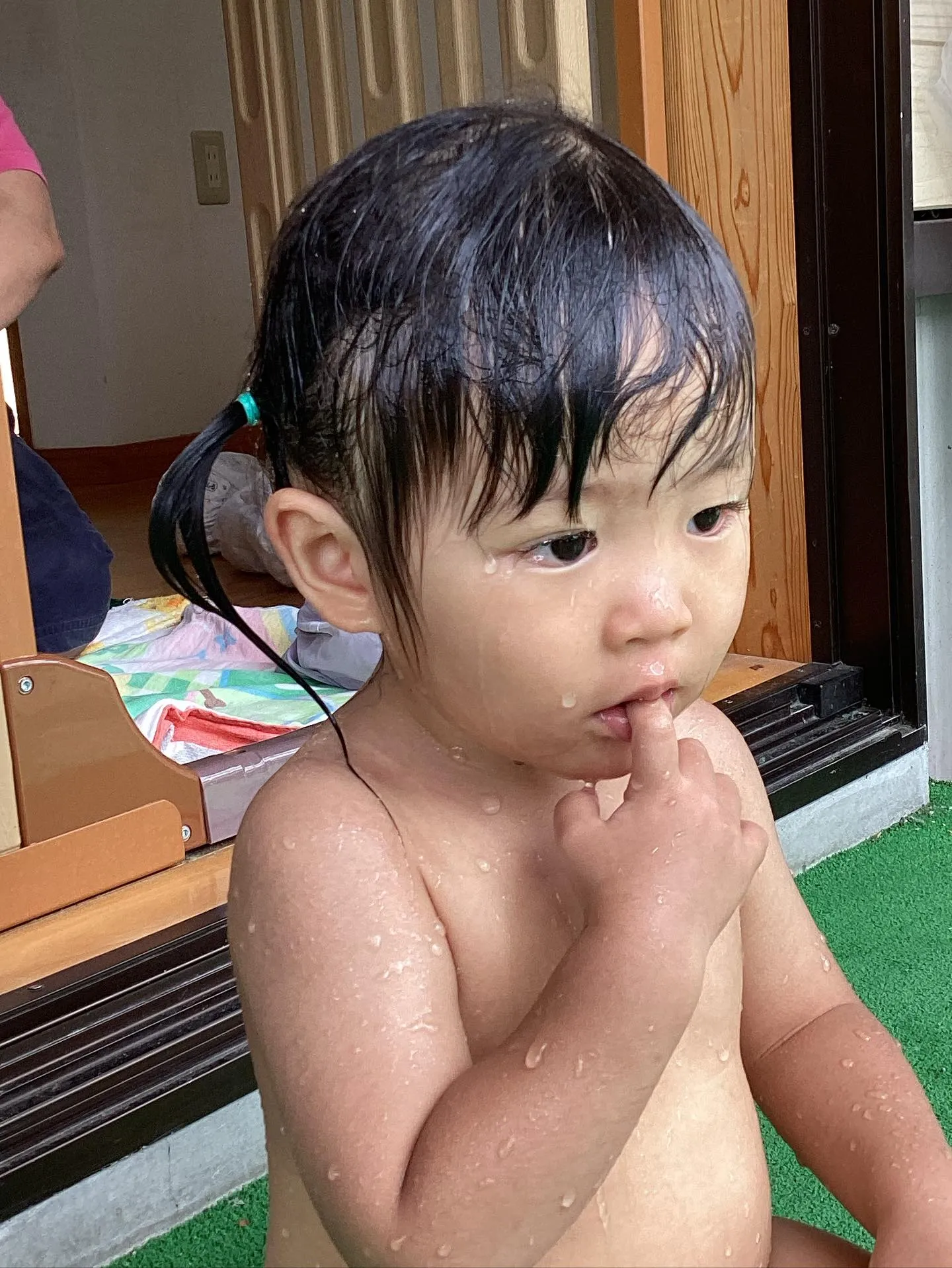 水浴び気持ちいいね😆✨