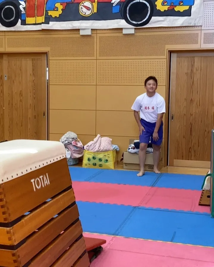 職場体験の卒園生も跳び箱に挑戦✩幼稚園時代のように飛べるかな...