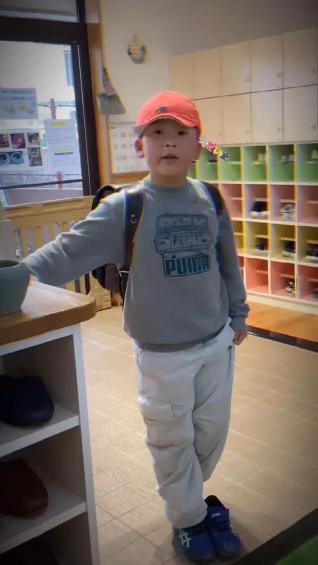 「ただいまー！」と早く帰ってきた木の花塾生✏️