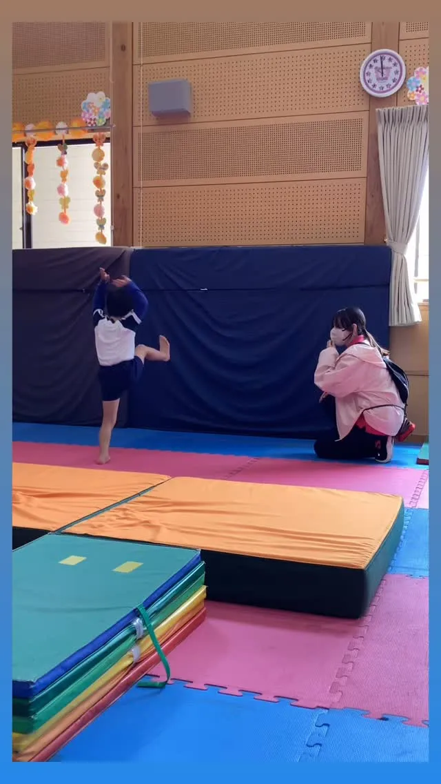 心体操🤸‍♂️金曜日には1週間の成果を担任の先生に見てもらい...