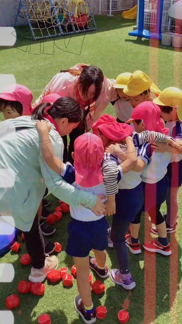 お誕生会後のレクリエーション。