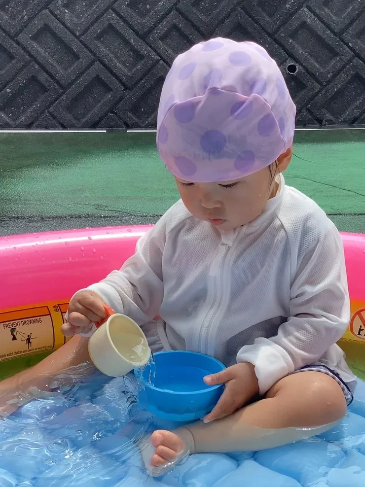 水浴び気持ちいいね😆✨