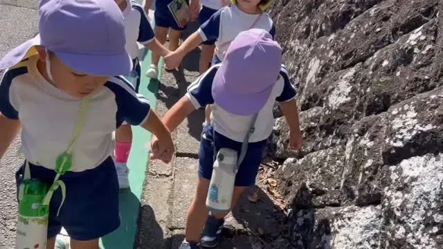 もも組秋のお散歩🍁👣🍂