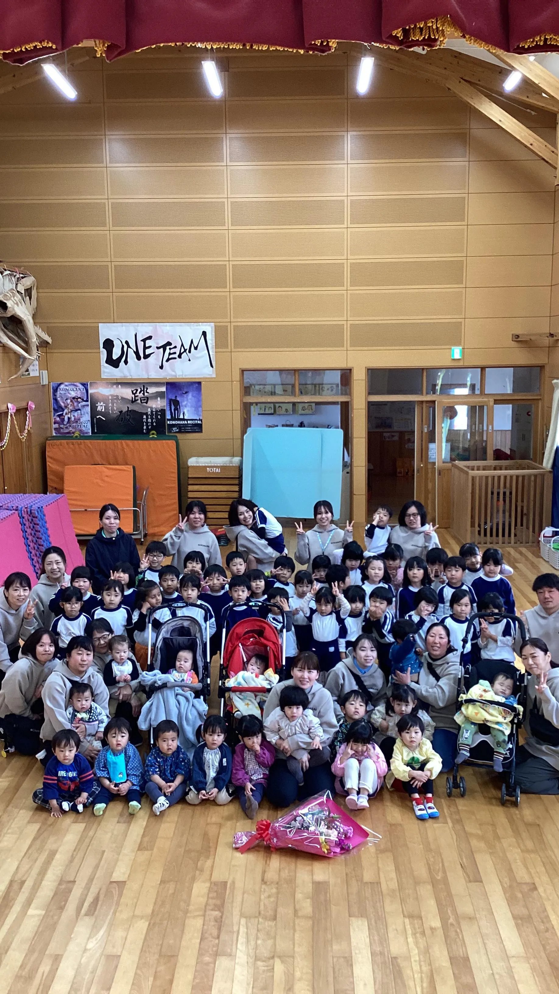 ｢さくら組さん｣と「お引越しすることになった先生｣とのお別れ...